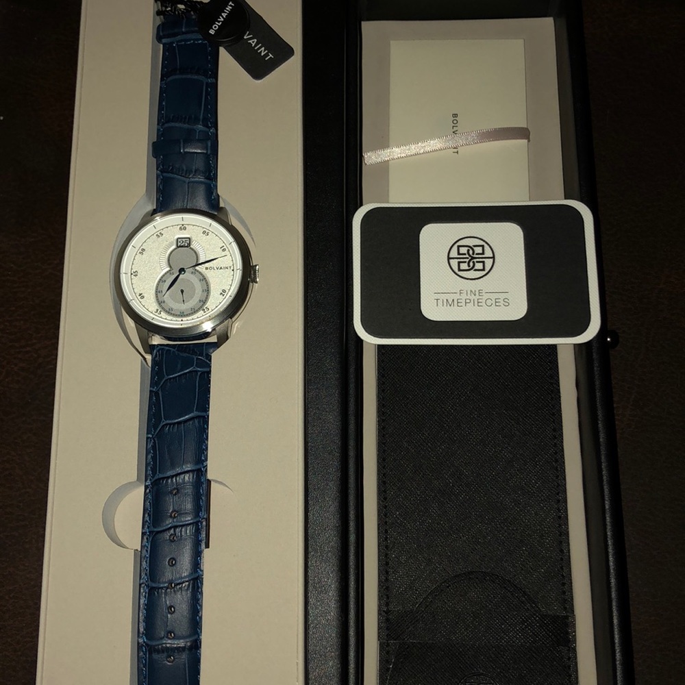 Bolvaint Paris watch ash silver